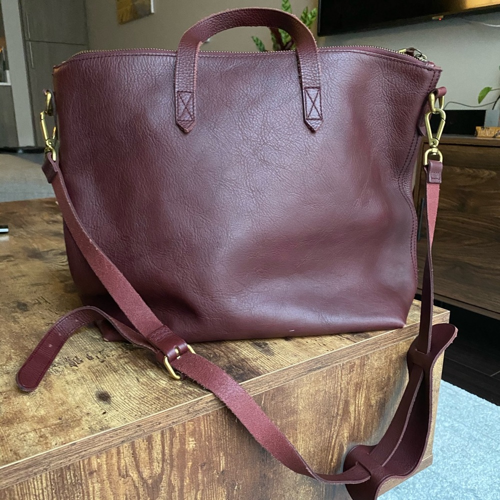 Madewell Zip-top Transport Carryall Tote